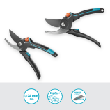 Gardena Forbici da giardino PremiumCut Pro per legno fresco, a doppia lama, diametro di taglio 24 mm