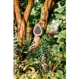 Albergo per insetti Essential Bee Hotel, in fibra, grigio, 18 cm