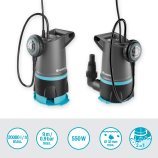 Gardena Pompa sommersa per acqua pulita/sporca 2in1 20000 BASIC, 20.000 l/h, con interruttore a galleggiante