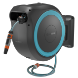Gardena PowerRoll XL: porta-tubo da parete da 35 m, turchese - set