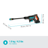 Gardena Idropulitrice a batteria a media pressione AquaClean 24/18V P4A Premium - set