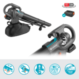 Gardena Aspiratore/soffiatore a batteria PowerJet Collect 18V P4A, set