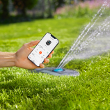 Gardena Set completo Pipeline con sistema di irrigazione AquaPrecise, alimentazione solare, per prati