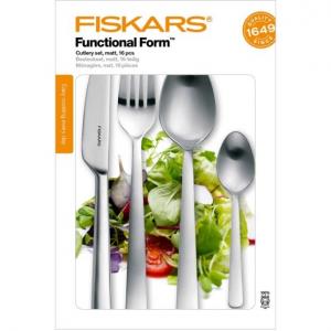 Fiskars Functional Form™ Set di posate, 16 pezzi, finitura opaca 1002958