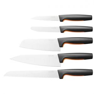 Fiskars Set iniziale grande con 5 coltelli di forma funzionale 1057558