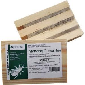 Nematodi parassiti privi di coleotteri contro i curculionidi adulti