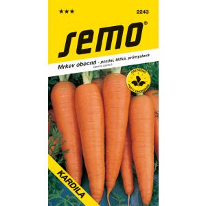 Semi di carota Kardila, varietŕ industriale tardiva, 3 g