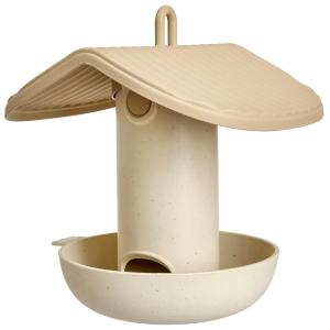 Mangiatoia Cosy Feeder Silo Mushroom beige 18 cm
