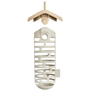 Alimentatore per palline di sego Cosy, a forma di fungo, beige, 10 cm