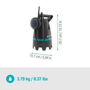 Gardena Pompa sommersa per acque sporche 10500 BASIC