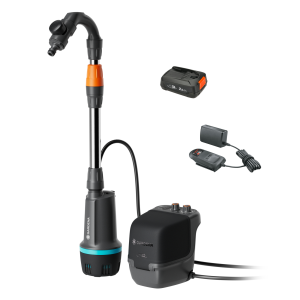 Gardena Pompa a batteria per fusti 2400 ComfAuto 18V P4A Set