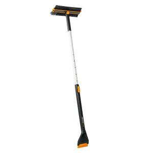 Fiskars Spatola con frusta e raschietto telescopica girevole serie X 1078492