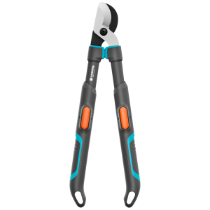 Gardena Forbici a doppia lama per rami TeleCut Pro S, forbici telescopiche per legno fresco