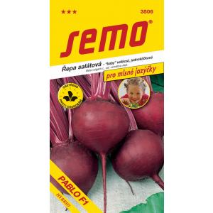 Barbabietola Semo Pablo F1 rotonda a germoglio singolo 60s