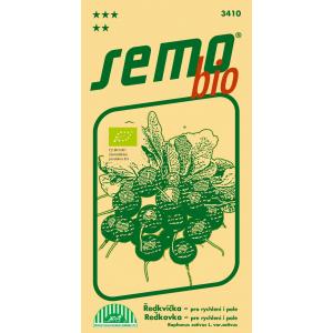 Semi di ravanello rosso biologico Kvintara F1 1,5 g