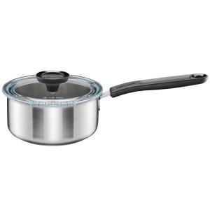 Casseruola Fiskars con coperchio, 1,5 L / 16 cm, acciaio inox 1072315